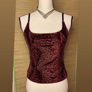 Leopard Print Corset Style Top 😻🖤